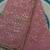 Rose designer net beads embroidery saree with unstitched blouse