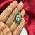 vintage emerald swirl cocktail ring, art deco statement ring
