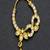 Gold Plated CZ Stone Bridal Nath Hoop – Floral Indian Wedding Jewelry