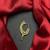 traditional indian bridal nath, gold plated ruby cz stone nose ring clip on