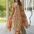 Cotton cambric printed anarkali kurti-pant-dupatta set