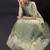 Pista green embroidered tissue co ord set