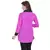 Pink Chiffon Women Shirt with Black Inner