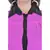 Pink Chiffon Women Shirt with Black Inner
