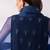 Navy blue embroidered chinon organza co ord set