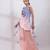 Lavender pink ombre modal satin co ord set