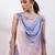 Lavender pink ombre modal satin co ord set