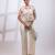 Ivory embroidered silk organza co ord set
