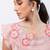 Dusty rose ombre embroidered chinon co ord set
