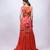 Rust orange embroidered chinon co ord set