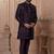 Wine color open indowestern for men 