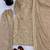 Beige silk blend embroidered palazzo set