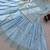 Blue satin embroidered lehenga-kurta set