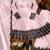 Pink faux georgette embroidered palazzo set
