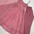 Pink silk blend plain anarkali set