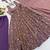 Champagne silk blend embroidered flared gown set