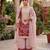 Multicolor faux georgette embroidered salwar kameez