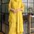 Yellow chanderi embroidered farshi salwar set