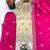 Beige silk blend embroidered palazzo set