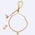 excellent round shape cz studded gold plated choker necklace set with maangikka for women