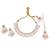 delightful oval shape uncut kundan stone 18 kt gold plated brass choker jewellery set for women