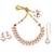 contemporary round shape uncut kundan stone 18 kt gold plated brass choker jewellery set for women