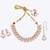 contemporary round shape uncut kundan stone 18 kt gold plated brass choker jewellery set for women