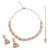 oval and leaf design uncut kundan stone 18 kt gold plated brass choker jewellery set for women