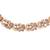 oval and leaf design uncut kundan stone 18 kt gold plated brass choker jewellery set for women