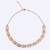 oval and leaf design uncut kundan stone 18 kt gold plated brass choker jewellery set for women