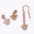 elegant leaf design uncut kundan stone 18 kt gold plated brass choker jewellery set for women