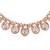 oval and round shape uncut kundan stone 18 kt gold plated brass choker jewellery set for women