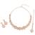 fabulous square shape brass kundan stone 18 kt gold plated choker jewellery set for women