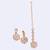 fabulous square shape brass kundan stone 18 kt gold plated choker jewellery set for women