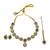 round and oval shape antique gold plated multi uncut kundan stone choker jewellery set for women