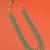 modern green mother of pearls 3 layered gold plated long haram necklace pearl mala for women