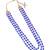 pleasing blue mother of pearls 3 layered gold plated long haram necklace pearl mala for women