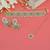 lovely round and trangle shape green uncut kundan gold plated collar jewellery set for women