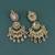 modern round and oval shape uncut kundan gold plated choker jewellery set for women