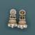pretty round and oval shape pearl uncut kundan gold plated collar jewellery set for women
