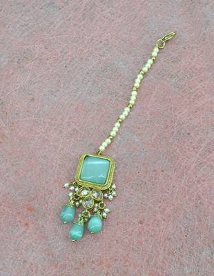 flower and chandelier shape pearl lariat uncut kundan gold plated choker jewellery set for women 2