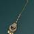 stylish flower and chandelier shape uncut kundan gold plated choker jewellery set for women