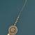 stylish flower and round shape uncut kundan gold plated choker jewellery set for women