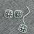 exotic square shape pearls silver plated choker neckalace set with maangtikka for women