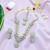 creative round and oval shape kundan antique gold plated choker jewellery set for women
