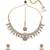 astonish round and circle shape kundan antique gold plated choker jewellery set for women