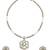 contemporary mother of pearl brass kundan antique gold plated long haram necklace set for women