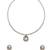 creative round golden balls brass antique gold plated choker necklace set for women