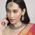 glamorous flower design kundan antique gold plated choker jewellery set for women