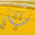 glimmery oval shape kundan antique gold plated choker necklace set for women
